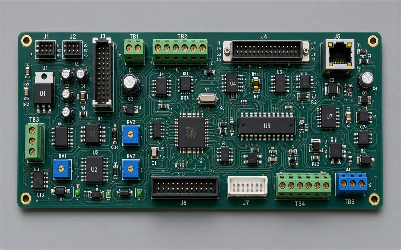 Industrial control boards project photograph