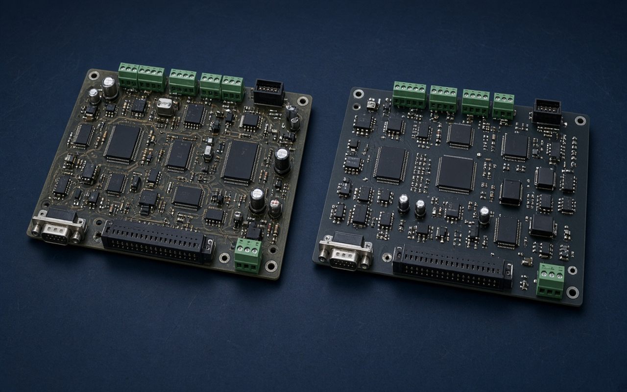 Obsolete component PCB redesign workspace